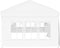 vidaXL - Partytent - inklapbaar - met - zijwanden - 3x6 - m - wit