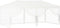 vidaXL - Partytent - inklapbaar - met - zijwanden - 3x6 - m - wit