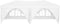 vidaXL - Partytent - inklapbaar - met - zijwanden - 3x6 - m - wit
