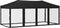 vidaXL - Partytent - inklapbaar - met - zijwanden - 3x6 - m - zwart