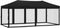 vidaXL - Partytent - inklapbaar - met - zijwanden - 3x6 - m - zwart