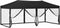 vidaXL - Partytent - inklapbaar - met - zijwanden - 3x6 - m - zwart