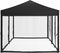 vidaXL - Partytent - inklapbaar - met - zijwanden - 3x6 - m - zwart