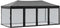 vidaXL - Partytent - inklapbaar - met - zijwanden - 3x6 - m - zwart