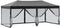 vidaXL - Partytent - inklapbaar - met - zijwanden - 3x6 - m - zwart