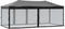 vidaXL - Partytent - inklapbaar - met - zijwanden - 3x6 - m - zwart