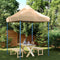 vidaXL - Partytent - inklapbaar - pop-up - 200x200x306 - cm - beige