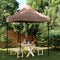 vidaXL - Partytent - inklapbaar - pop-up - 200x200x306 - cm - bruin