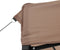 vidaXL - Partytent - inklapbaar - pop-up - 200x200x306 - cm - bruin