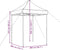 vidaXL - Partytent - inklapbaar - pop-up - 200x200x306 - cm - bordeauxrood