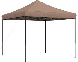 vidaXL - Partytent - inklapbaar - pop-up - 292x292x315 - cm - bruin