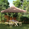 vidaXL - Partytent - inklapbaar - pop-up - 292x292x315 - cm - bruin