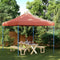 vidaXL - Partytent - inklapbaar - pop-up - 292x292x315 - cm - terracotta