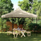 vidaXL - Partytent - inklapbaar - pop-up - 292x292x315 - cm - taupe