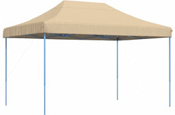 vidaXL - Partytent - inklapbaar - pop-up - 410x279x315 - cm - beige