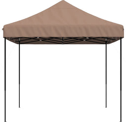 vidaXL - Partytent - inklapbaar - pop-up - 410x279x315 - cm - bruin
