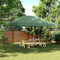 vidaXL - Partytent - inklapbaar - pop-up - 410x279x315 - cm - groen