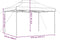 vidaXL - Partytent - inklapbaar - pop-up - 410x279x315 - cm - groen