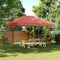 vidaXL - Partytent - inklapbaar - pop-up - 410x279x315 - cm - terracotta