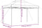 vidaXL - Partytent - inklapbaar - pop-up - 410x279x315 - cm - terracotta