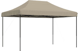 vidaXL - Partytent - inklapbaar - pop-up - 410x279x315 - cm - taupe