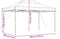 vidaXL - Partytent - inklapbaar - pop-up - 440x292x315 - cm - groen