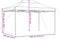 vidaXL - Partytent - inklapbaar - pop-up - 440x292x315 - cm - oranje