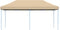 vidaXL - Partytent - inklapbaar - pop-up - 580x292x315 - cm - beige