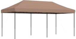 vidaXL - Partytent - inklapbaar - pop-up - 580x292x315 - cm - bruin
