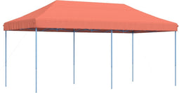vidaXL - Partytent - inklapbaar - pop-up - 580x292x315 - cm - terracotta