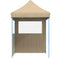 vidaXL - Partytent - inklapbaar - pop-up - met - 2 - zijwanden - beige