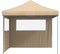 vidaXL - Partytent - inklapbaar - pop-up - met - 2 - zijwanden - beige