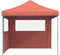 vidaXL - Partytent - inklapbaar - pop-up - met - 2 - zijwanden - terracottakleurig