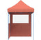 vidaXL - Partytent - inklapbaar - pop-up - met - 2 - zijwanden - terracottakleurig
