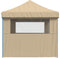 vidaXL - Partytent - inklapbaar - pop-up - met - 3 - zijwanden - beige