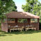 vidaXL - Partytent - inklapbaar - pop-up - met - 3 - zijwanden - bruin