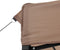 vidaXL - Partytent - inklapbaar - pop-up - met - 3 - zijwanden - bruin