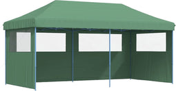 vidaXL - Partytent - inklapbaar - pop-up - met - 3 - zijwanden - groen