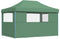 vidaXL - Partytent - inklapbaar - pop-up - met - 3 - zijwanden - groen