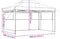 vidaXL - Partytent - inklapbaar - pop-up - met - 3 - zijwanden - groen