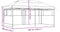 vidaXL - Partytent - inklapbaar - pop-up - met - 3 - zijwanden - groen