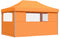 vidaXL - Partytent - inklapbaar - pop-up - met - 3 - zijwanden - oranje