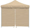vidaXL - Partytent - inklapbaar - pop-up - met - 4 - zijwanden - beige