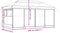 vidaXL - Partytent - inklapbaar - pop-up - met - 4 - zijwanden - beige