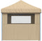 vidaXL - Partytent - inklapbaar - pop-up - met - 4 - zijwanden - beige