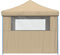 vidaXL - Partytent - inklapbaar - pop-up - met - 4 - zijwanden - beige