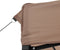 vidaXL - Partytent - inklapbaar - pop-up - met - 4 - zijwanden - bruin