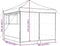 vidaXL - Partytent - inklapbaar - pop-up - met - 4 - zijwanden - bruin