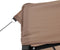 vidaXL - Partytent - inklapbaar - pop-up - met - 4 - zijwanden - bruin