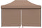 vidaXL - Partytent - inklapbaar - pop-up - met - 4 - zijwanden - bruin